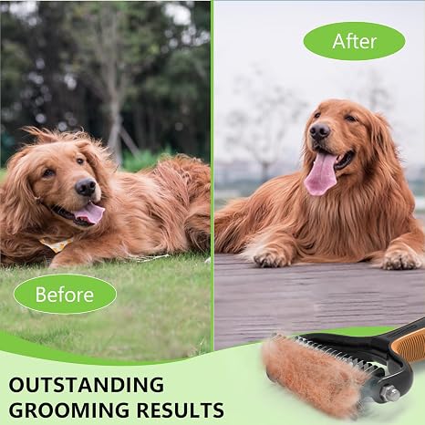 Tain Pet Supplies Professional Pet Deshedding Tool for Dogs & Cats
