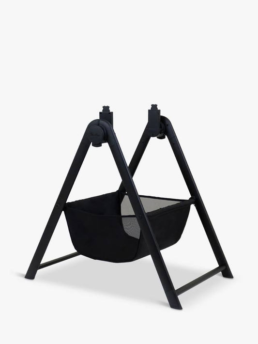 Silver Cross Dune And Reef Carrycot Stand - Foldable Bedside Stand With Handy Storage Basket