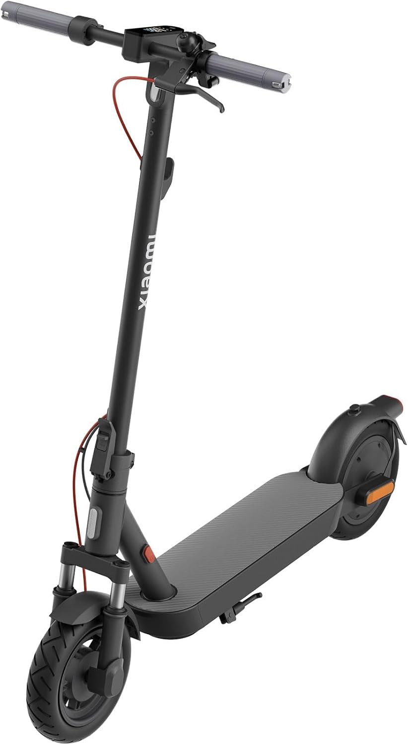 Xiaomi Electric Scooter 5 E-Scooter with ABE, Up to 60 km Range, 350 W Motor, 10 Zoll Pneumatic Tyres, Front Suspension, LED Display, Blinker, Anthracite