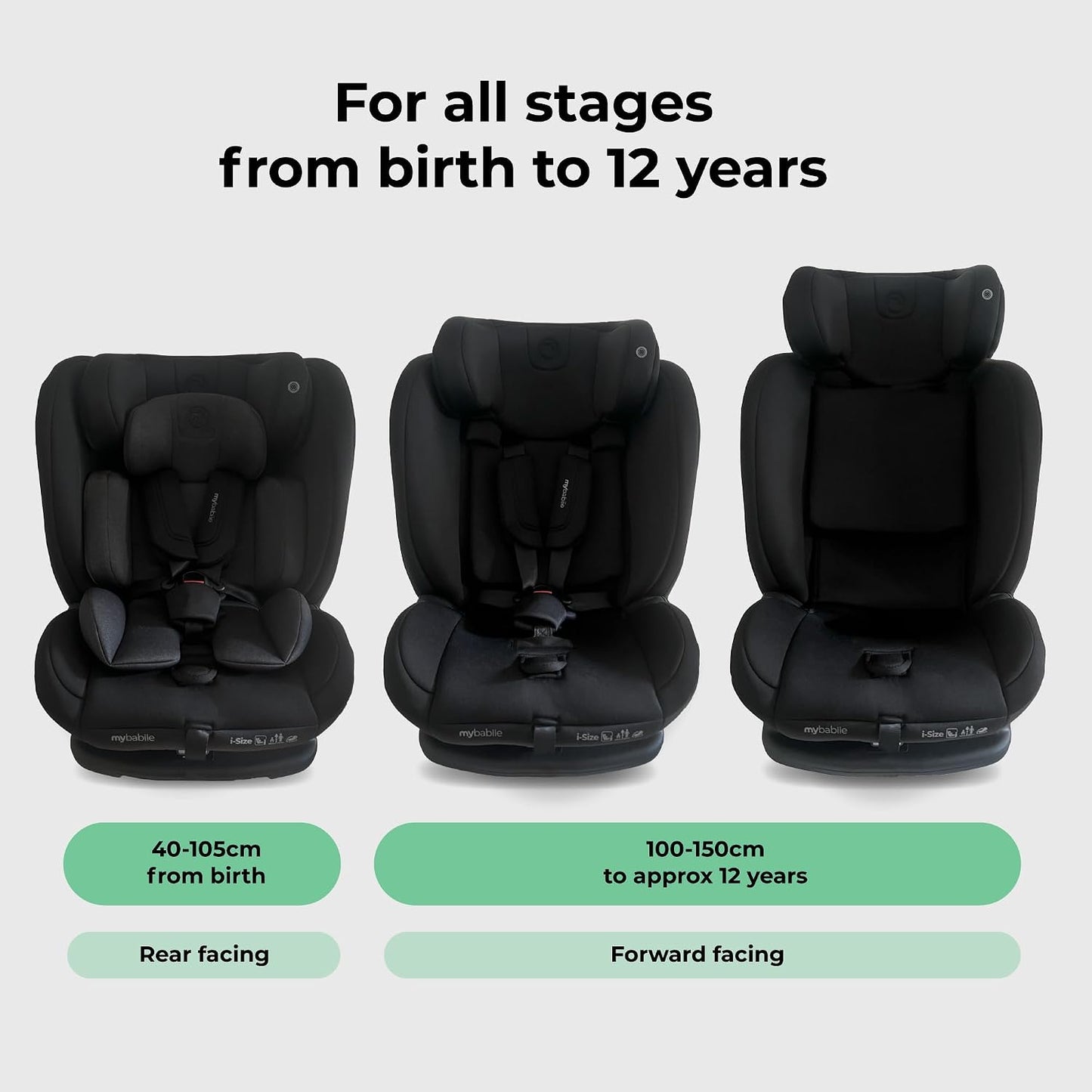 My Babiie MBCS100 2-in-1 Convertible R129 Baby Car Seat