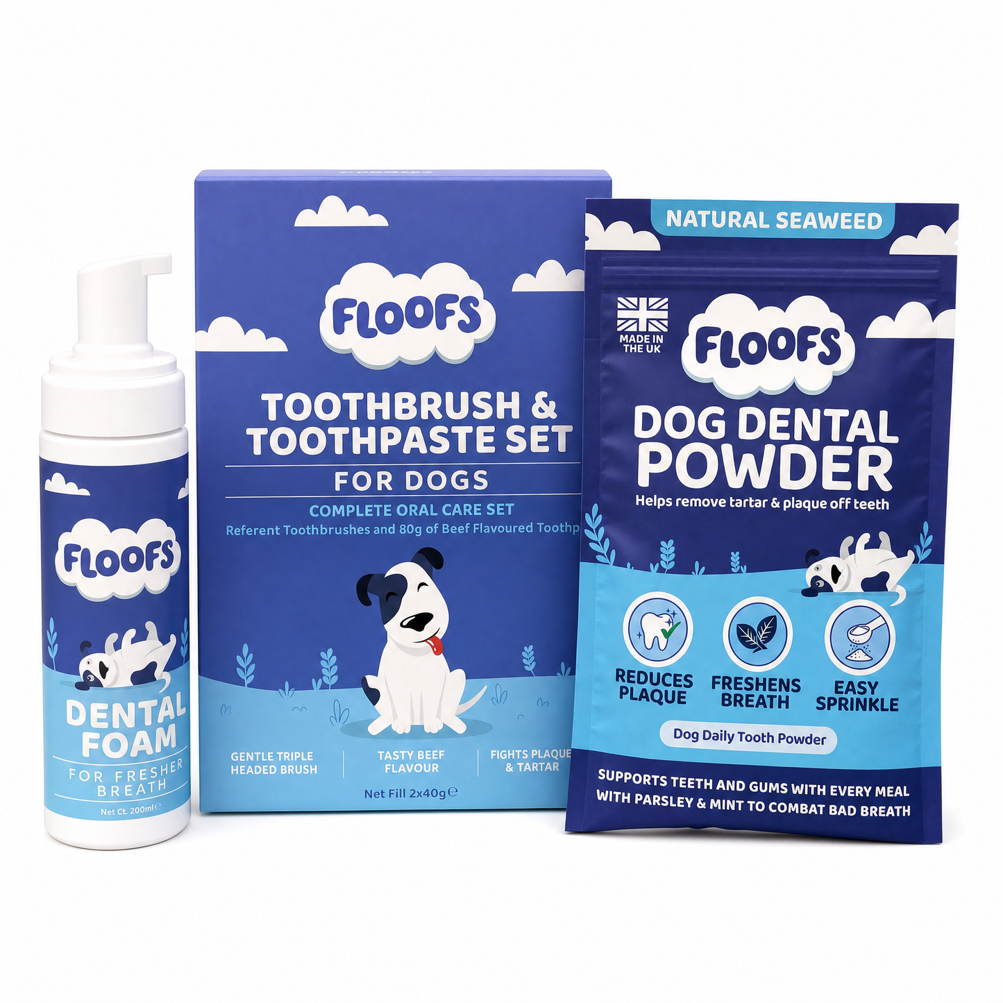 Floofs Dog Dental Powder