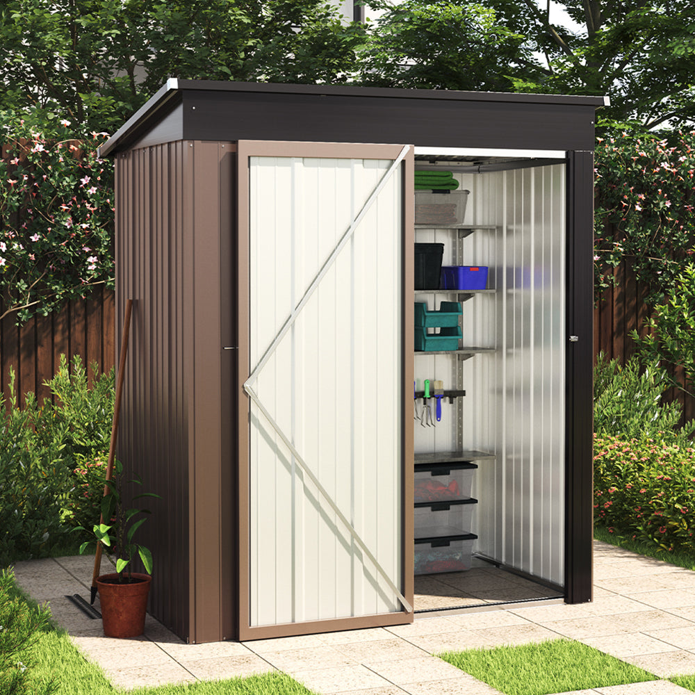 3x5ft Garden Storage Mrtalo Classic Lockable Tool and Bike Shed