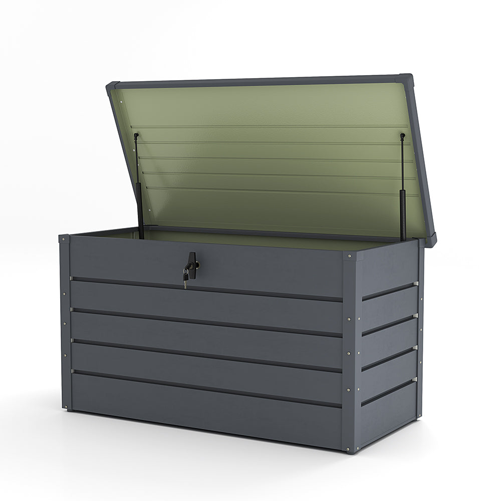 350L Garden Waterproof Steel Lockable Storage Box