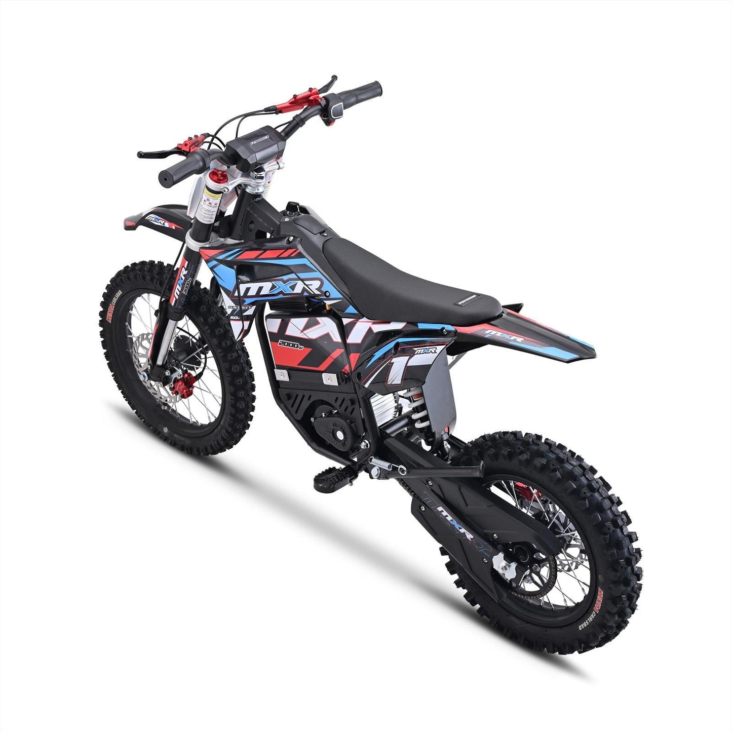 FunBikes MXR 2000W 60V Lithium Electric Dirt Bike 14/12 – Blue
